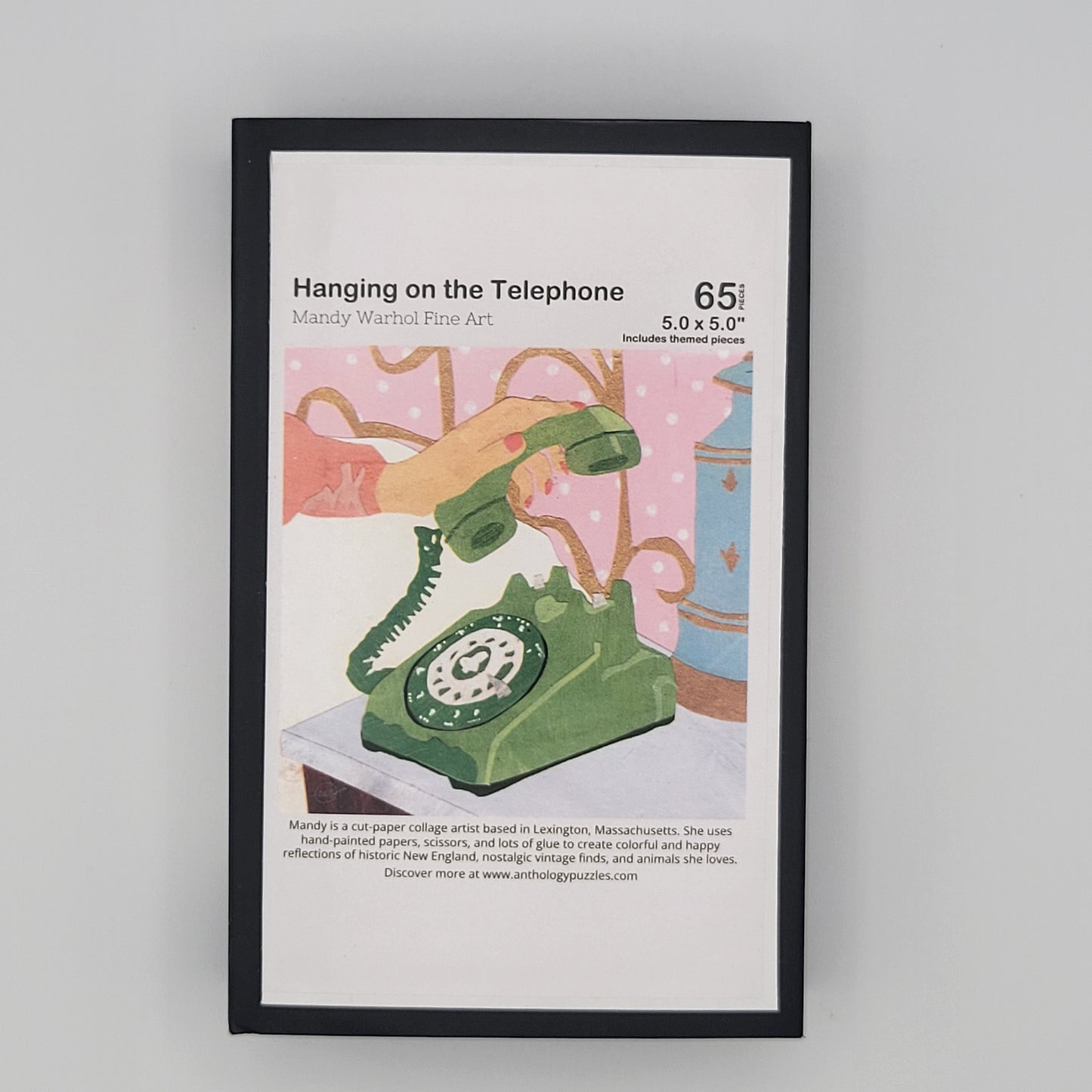 Hanging on the Telephone Wood Jigsaw Puzzle