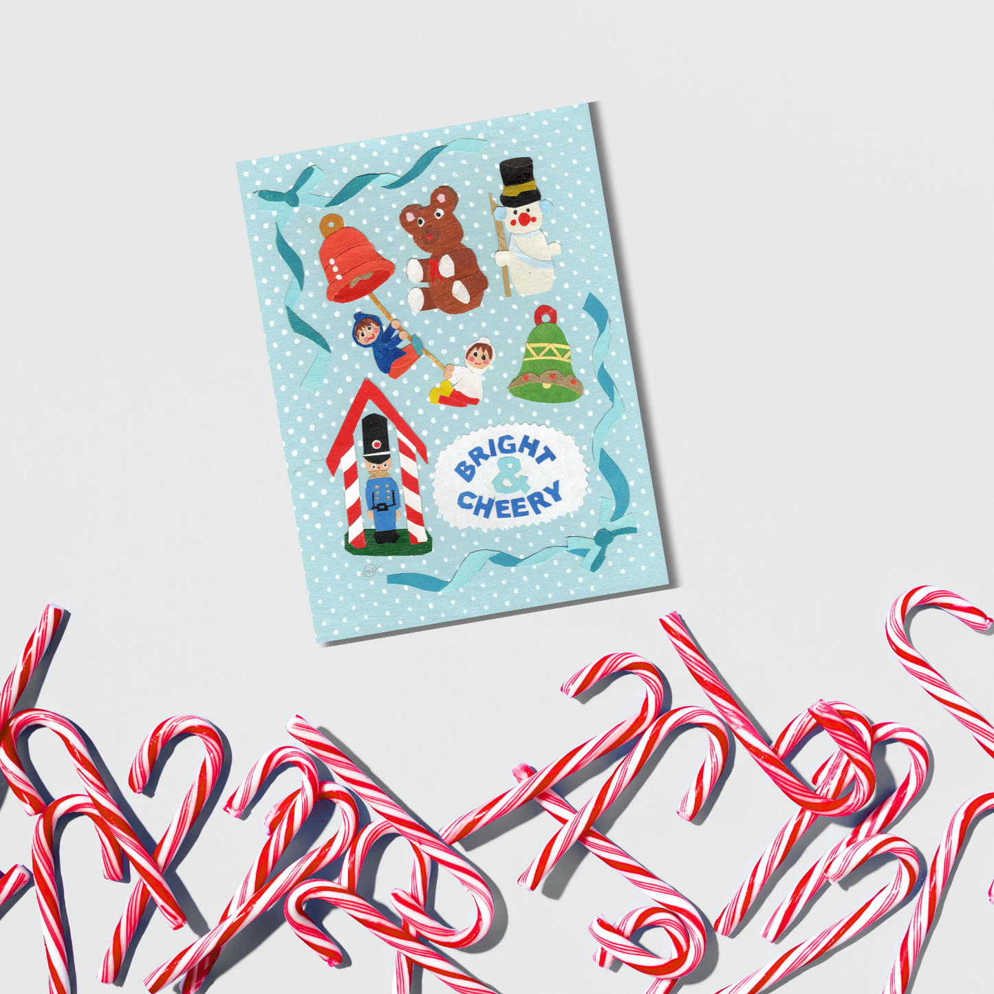 Bright & Cheery Christmas Note Card
