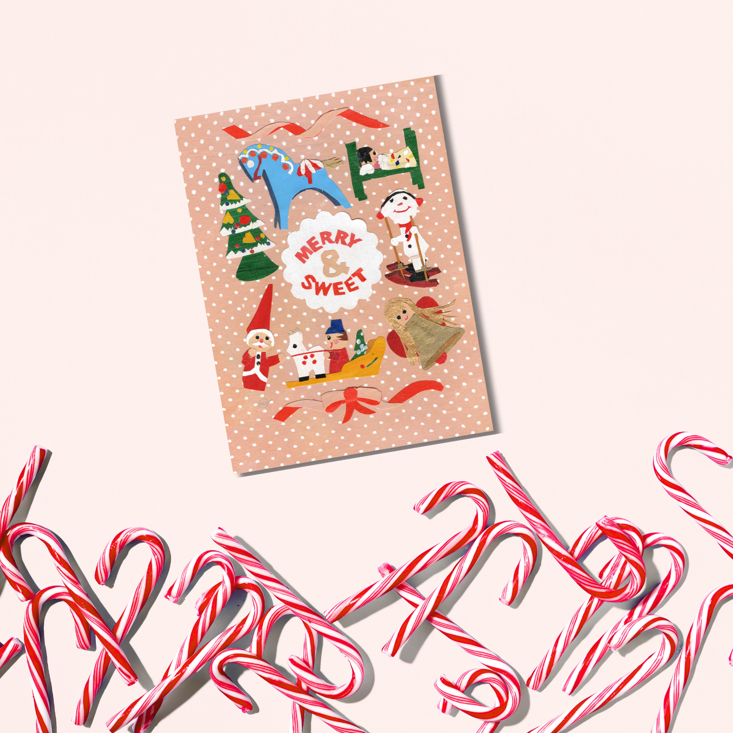 Merry & Sweet Christmas Note Card