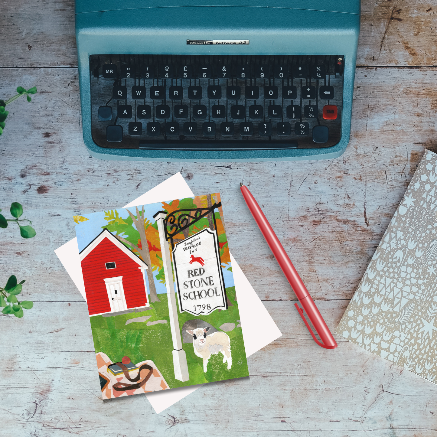 Quinoa's First Day of School Note Card