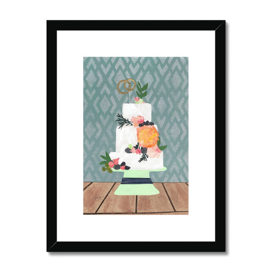 Wedding Cake Framed & Matted Print