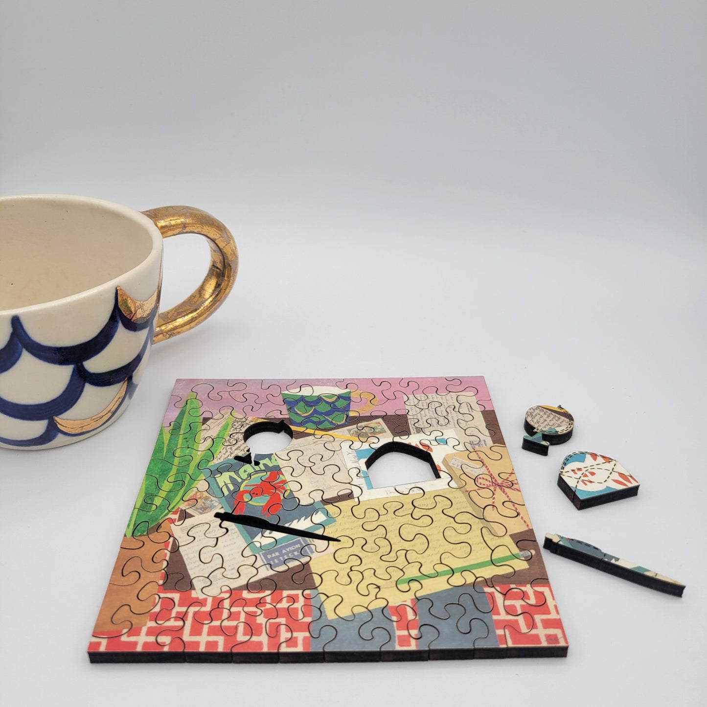 Pen Pals Wood Jigsaw Puzzle