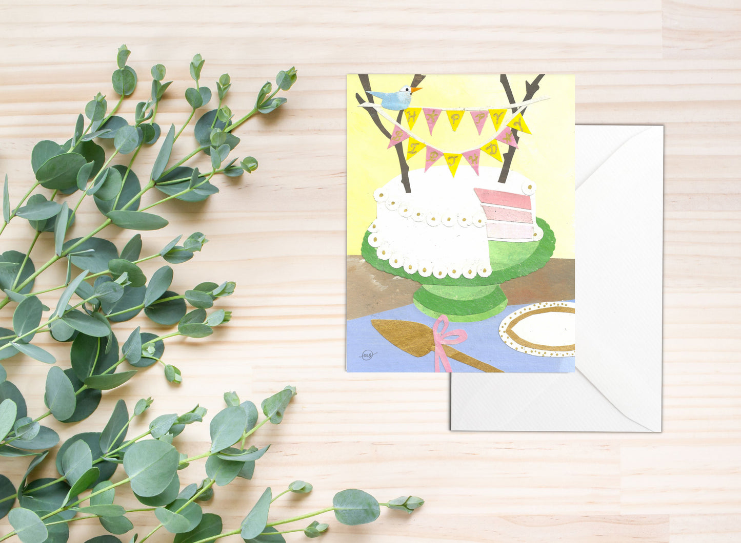 Birthday Cake Note Card