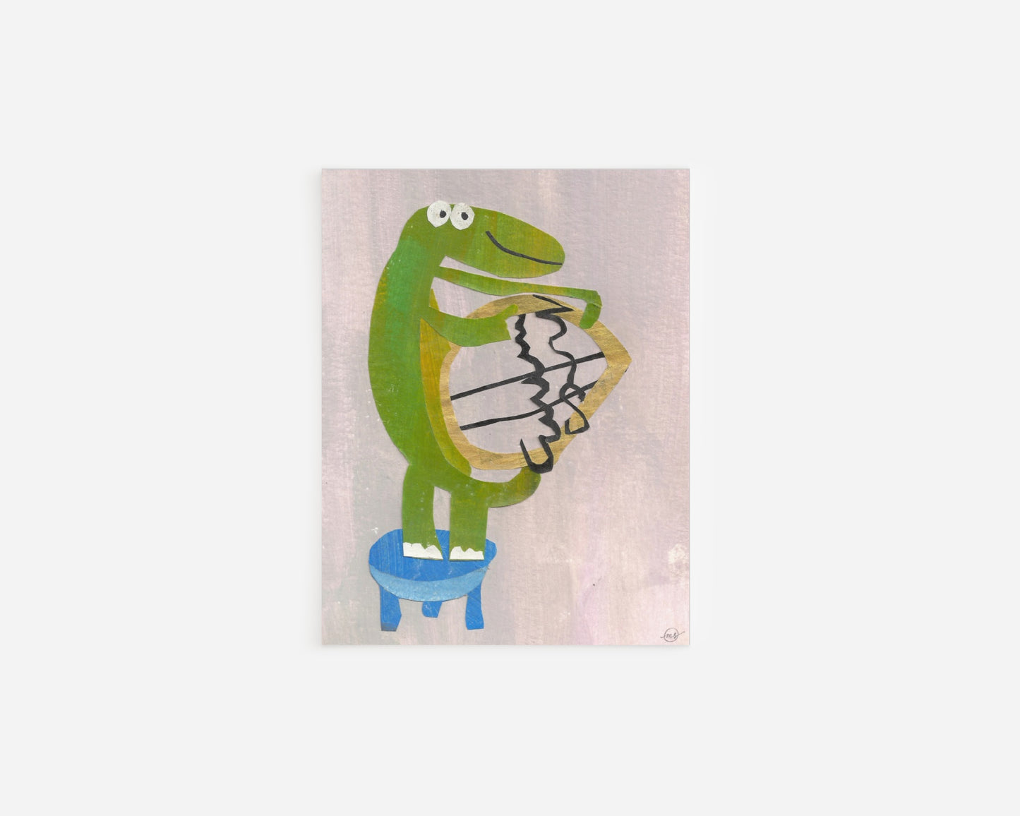 Alligator Note Card