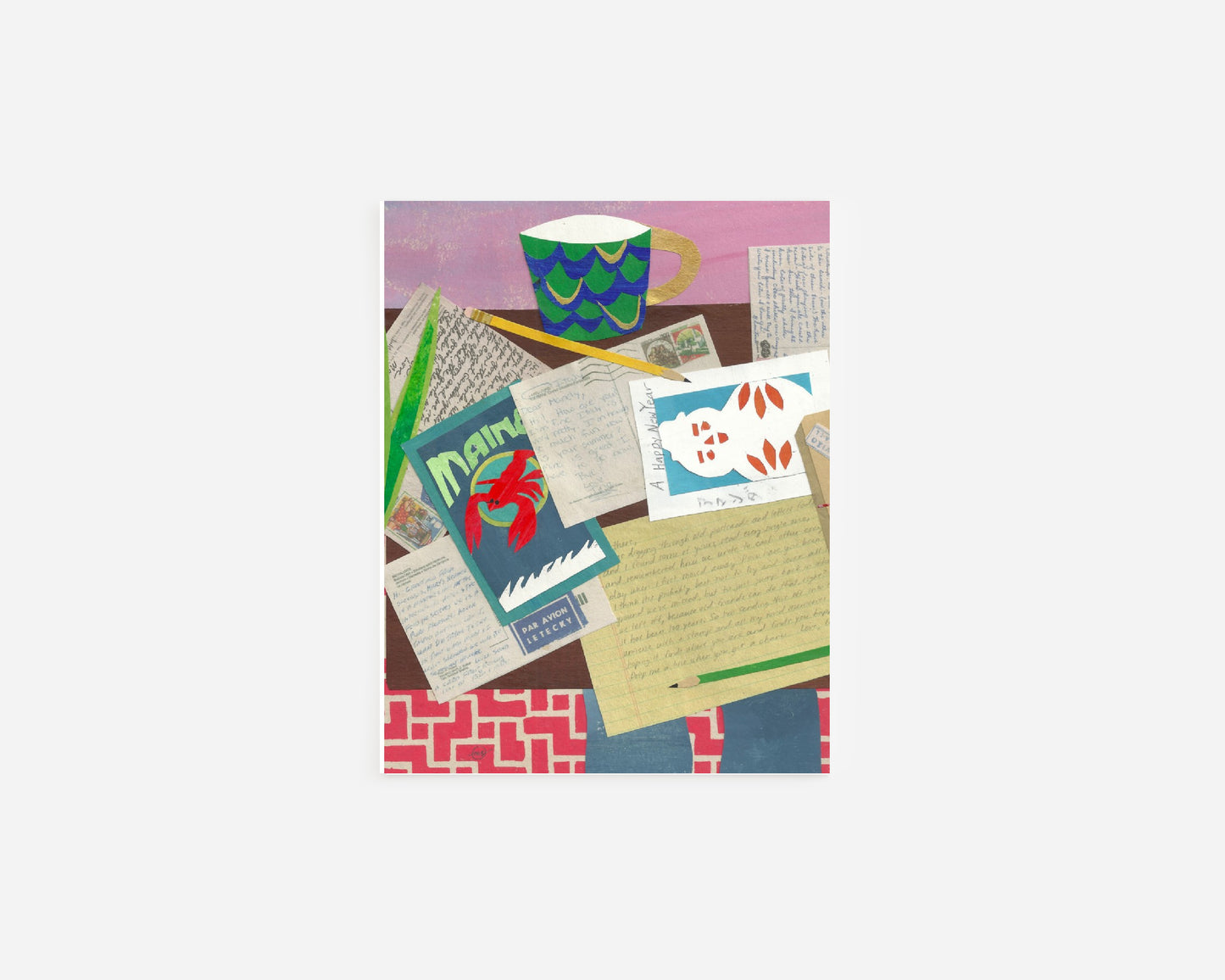 Pen Pals Note Card