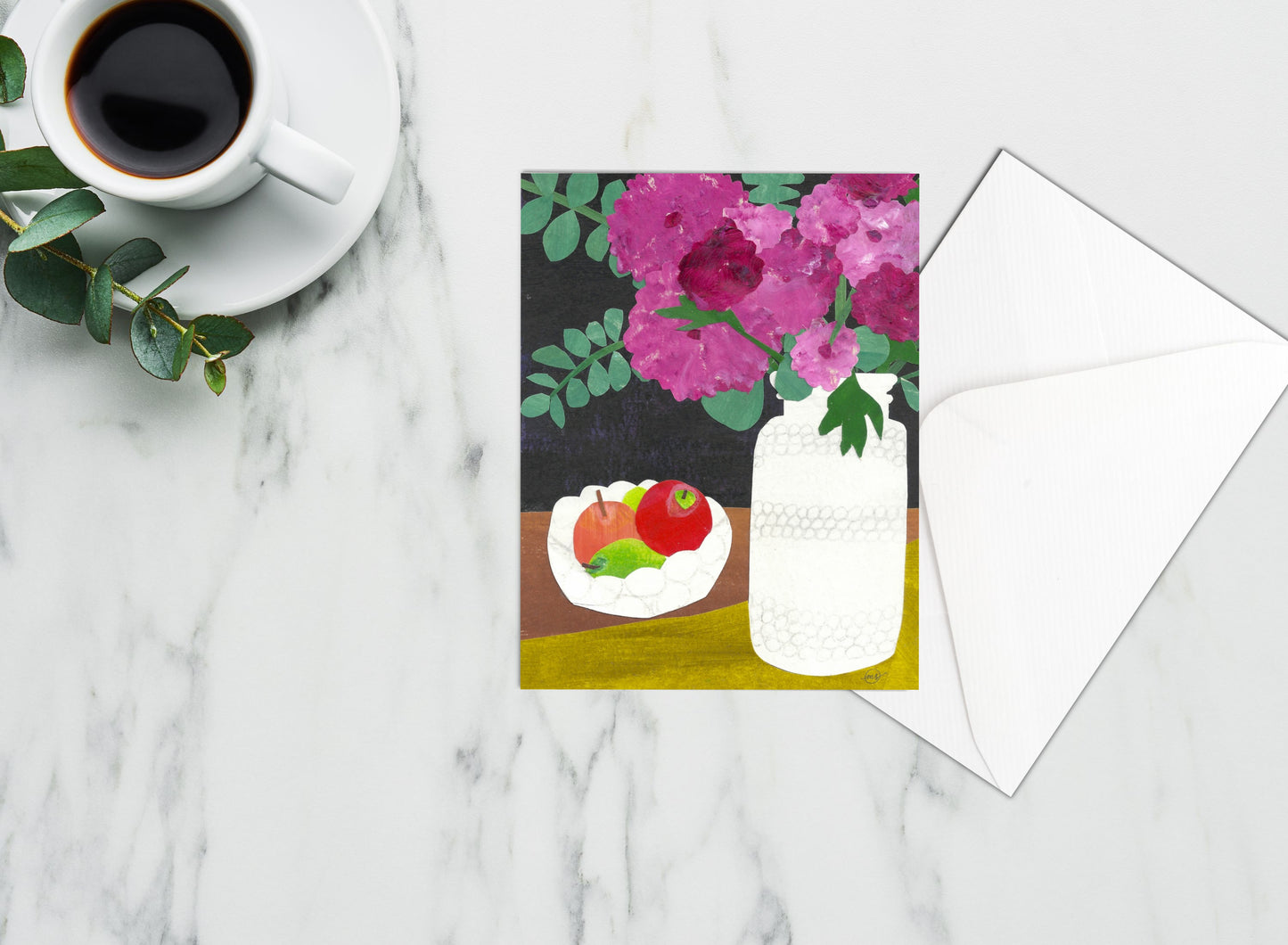 Vintage Vase Note Card