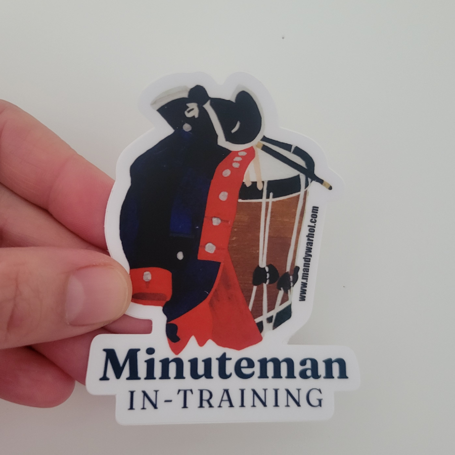 Minuteman-in-Training Sticker