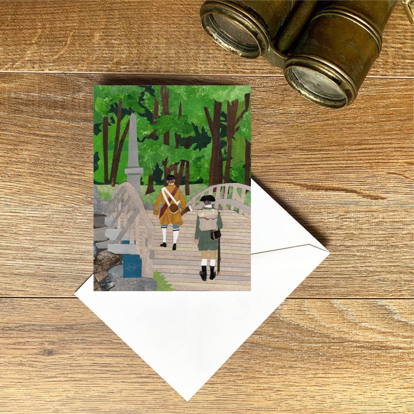 Old North Bridge Note Card