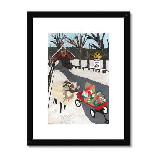 Winter Wonder-Ram Framed & Matted Print