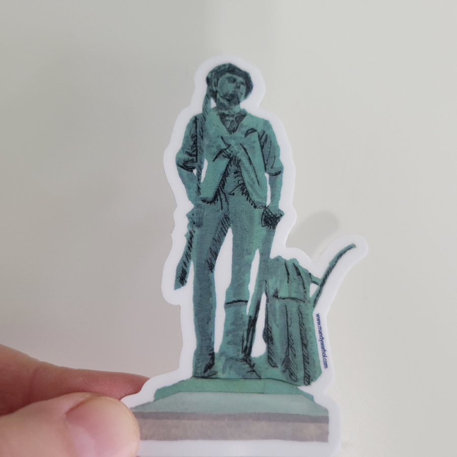 Concord Minuteman Sticker