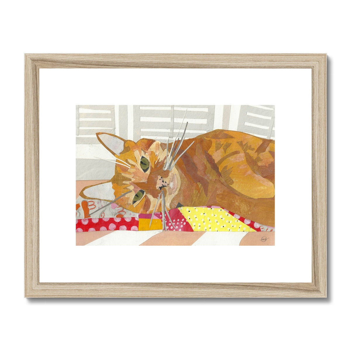 Mew Framed & Matted Print