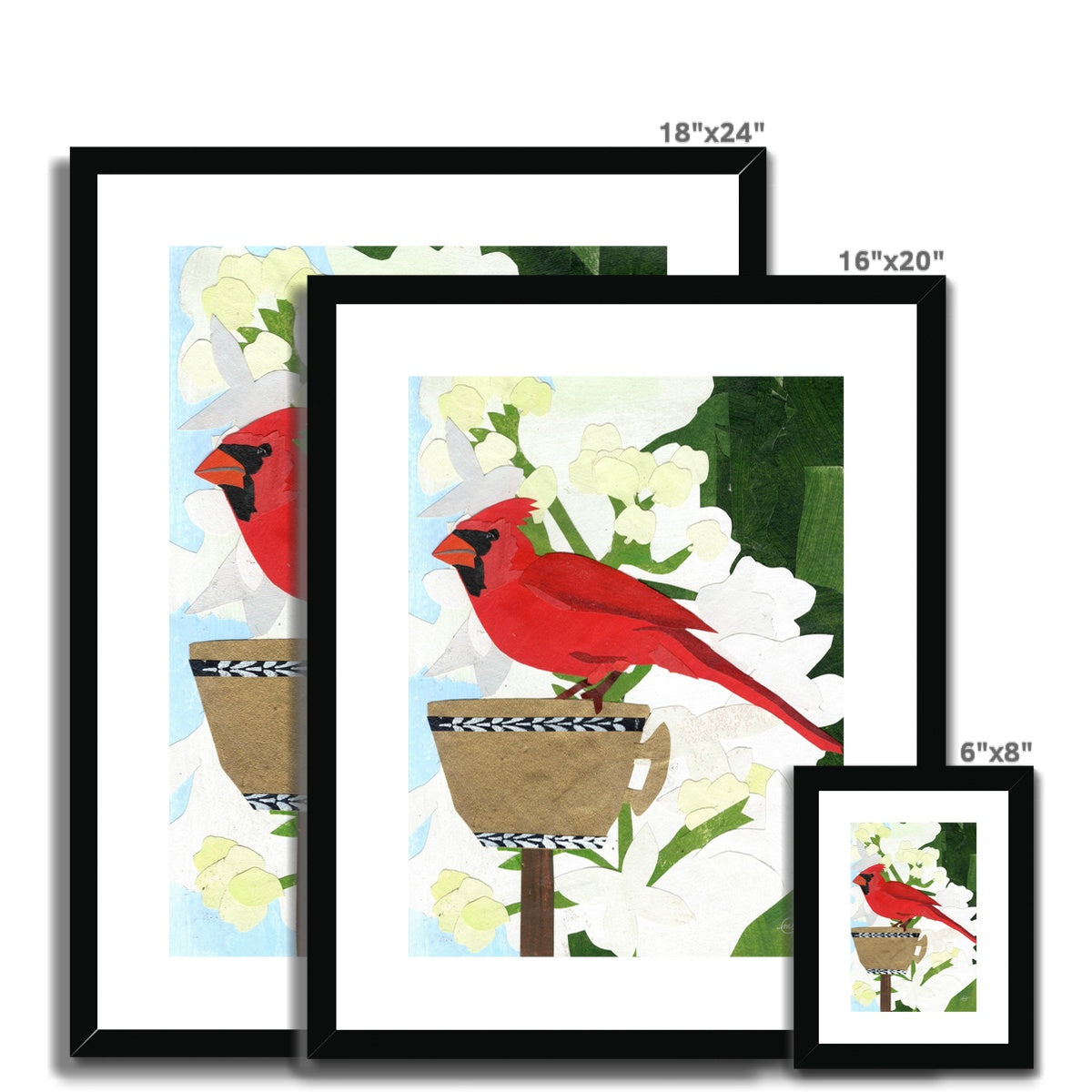 Cardinal Wu Framed & Matted Print