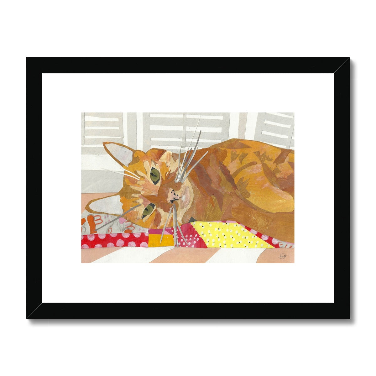 Mew Framed & Matted Print