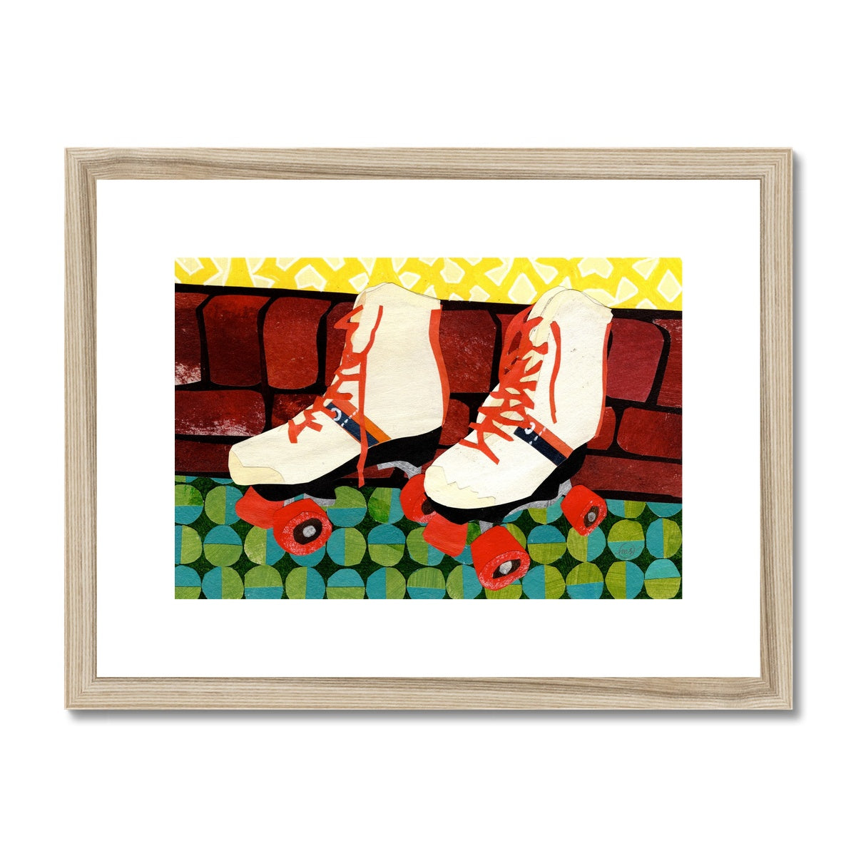 Roller Dreams Framed & Matted Print