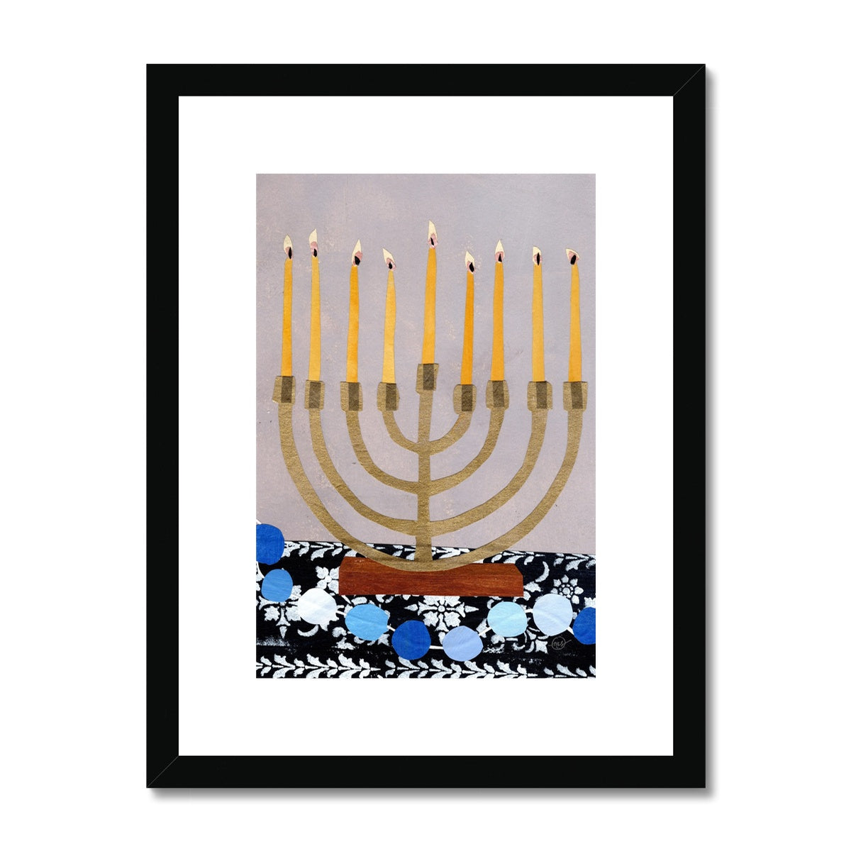 Winter Lights Framed & Matted Print