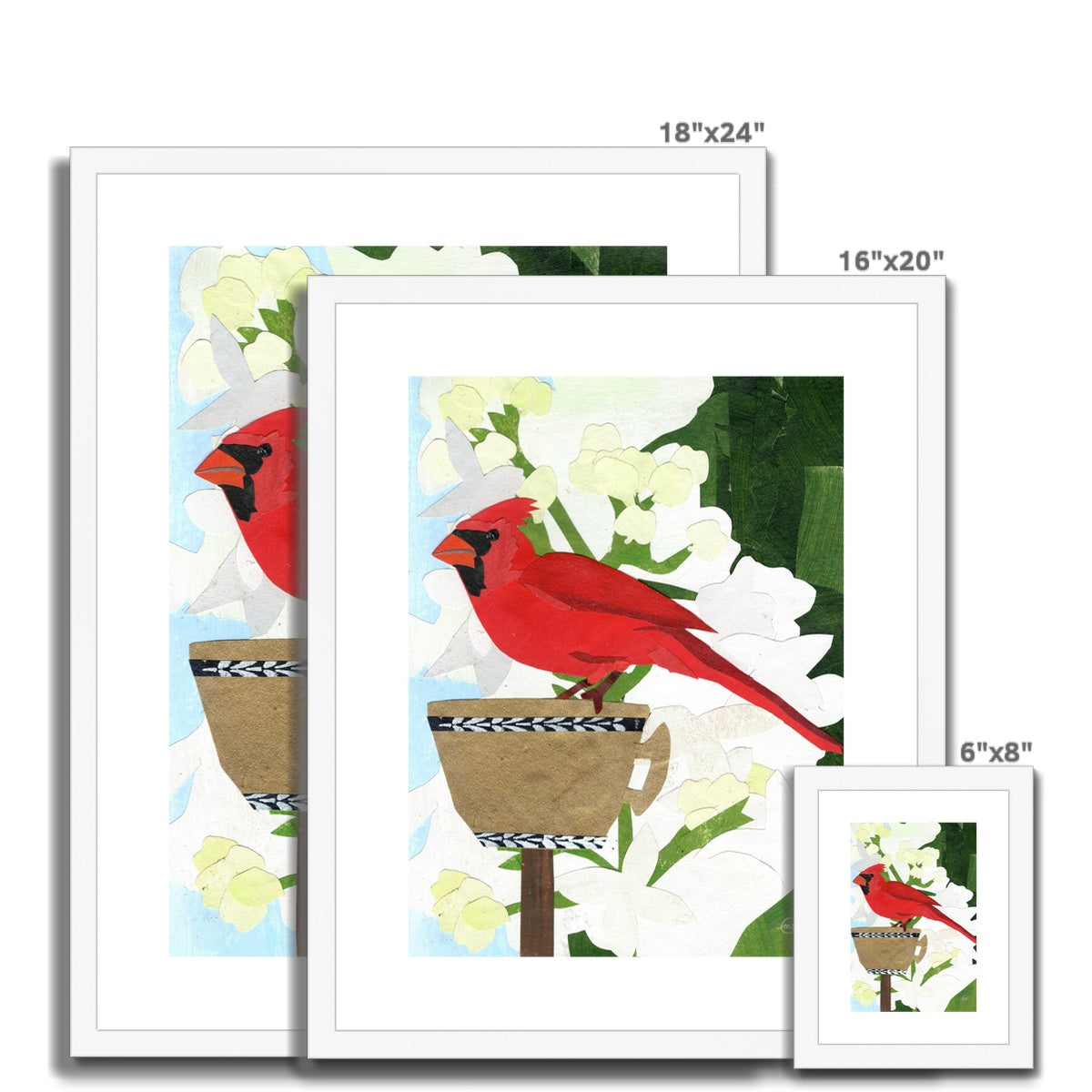 Cardinal Wu Framed & Matted Print