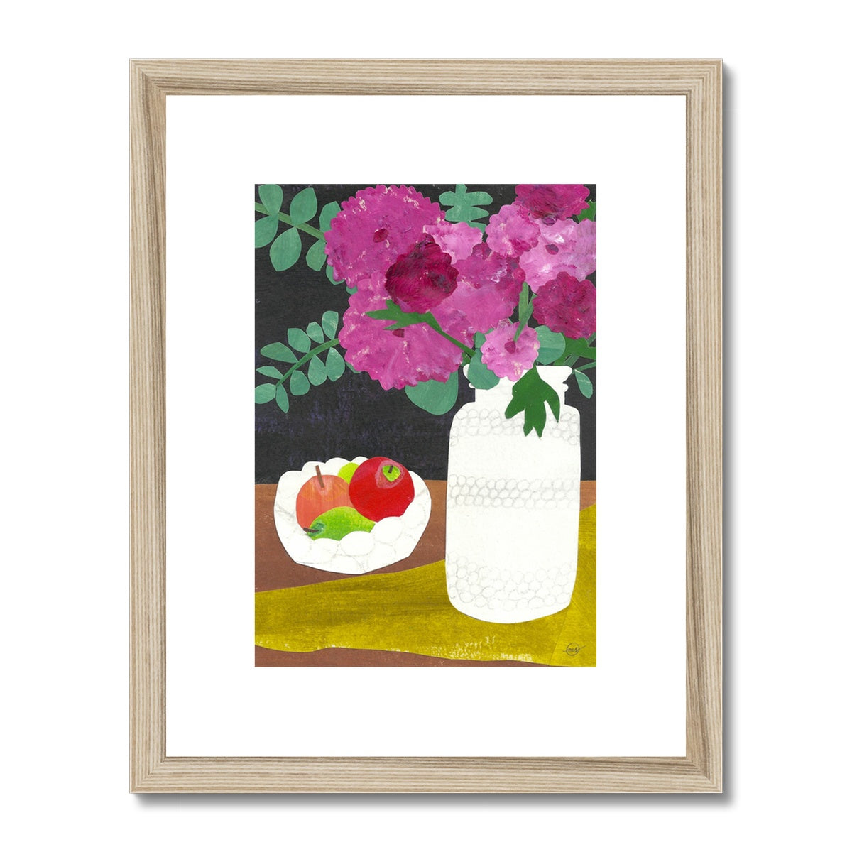 Vintage Vase Framed & Matted Print