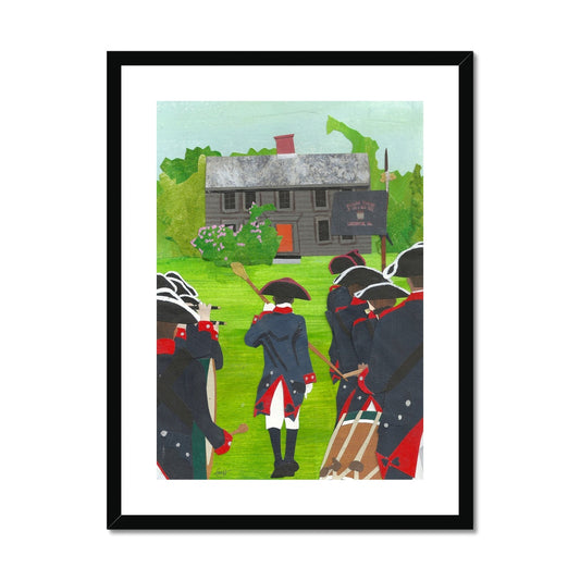 Lexington Fife and Drum Framed & Matted Print