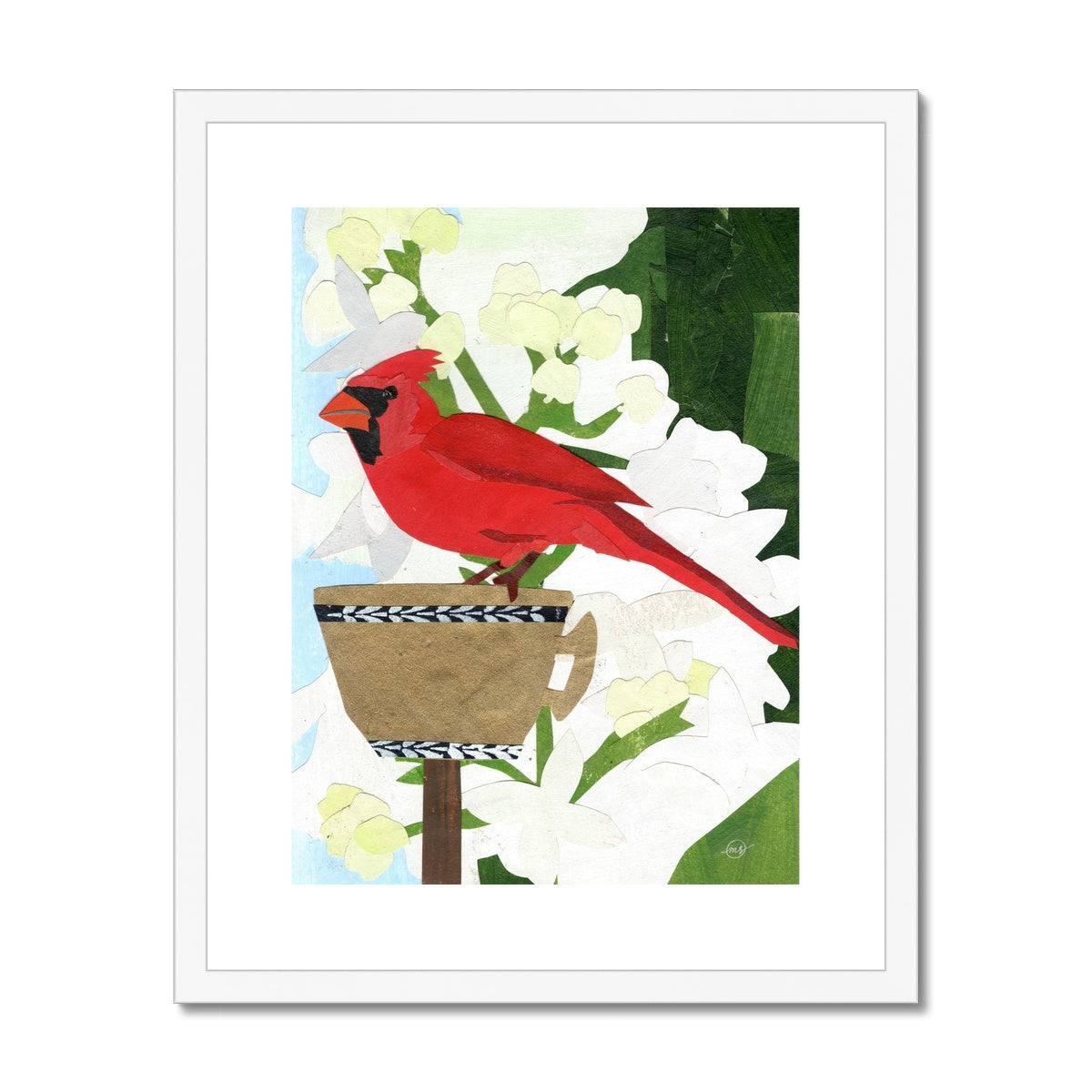 Cardinal Wu Framed & Matted Print