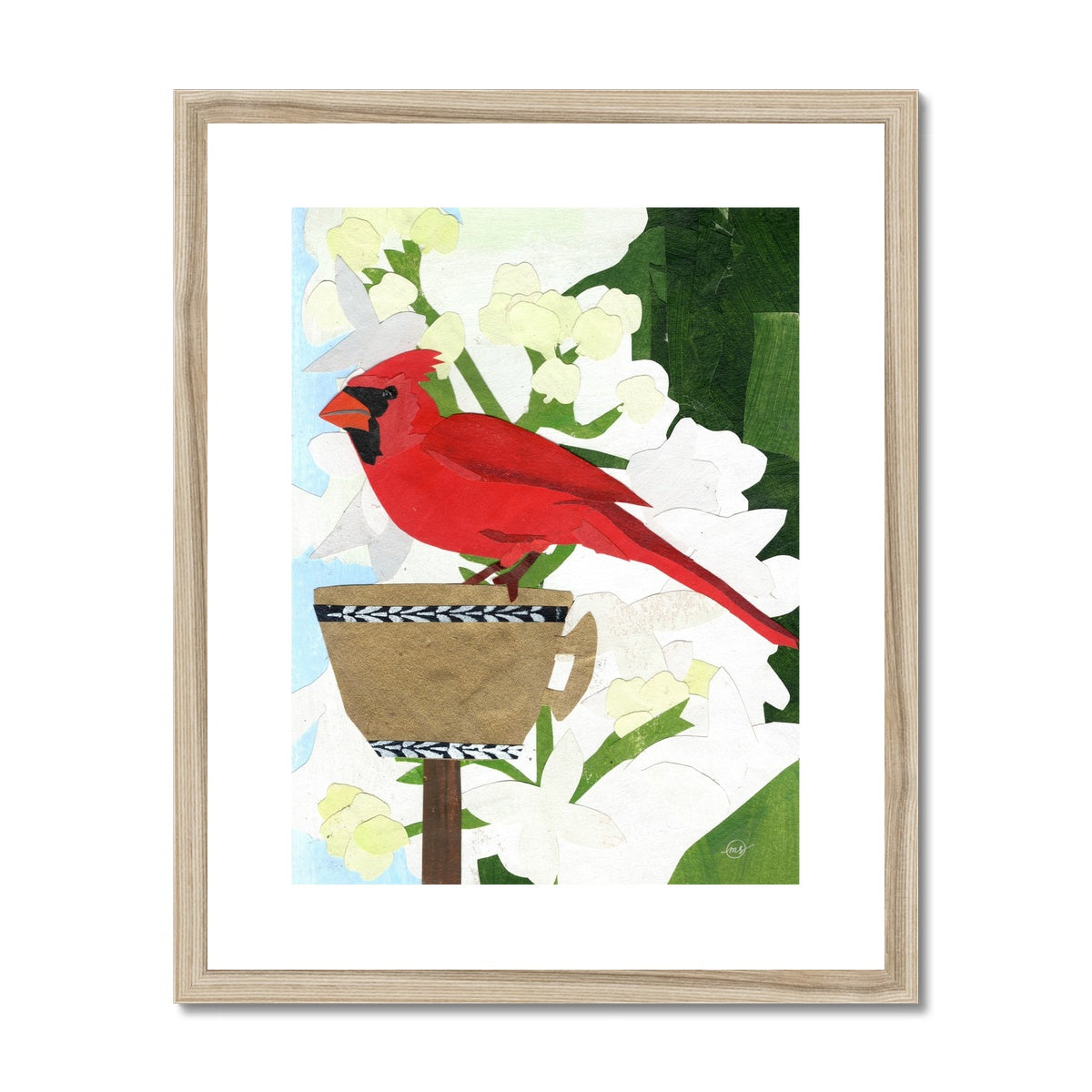 Cardinal Wu Framed & Matted Print