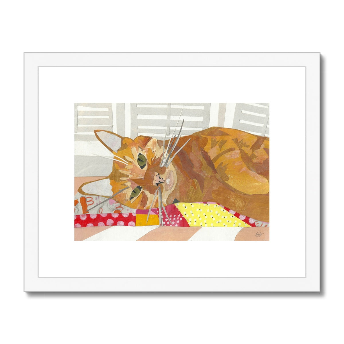 Mew Framed & Matted Print