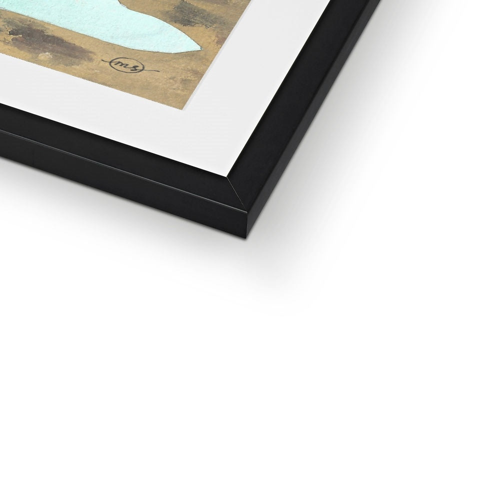 A Day at the Beach Framed & Matted Print