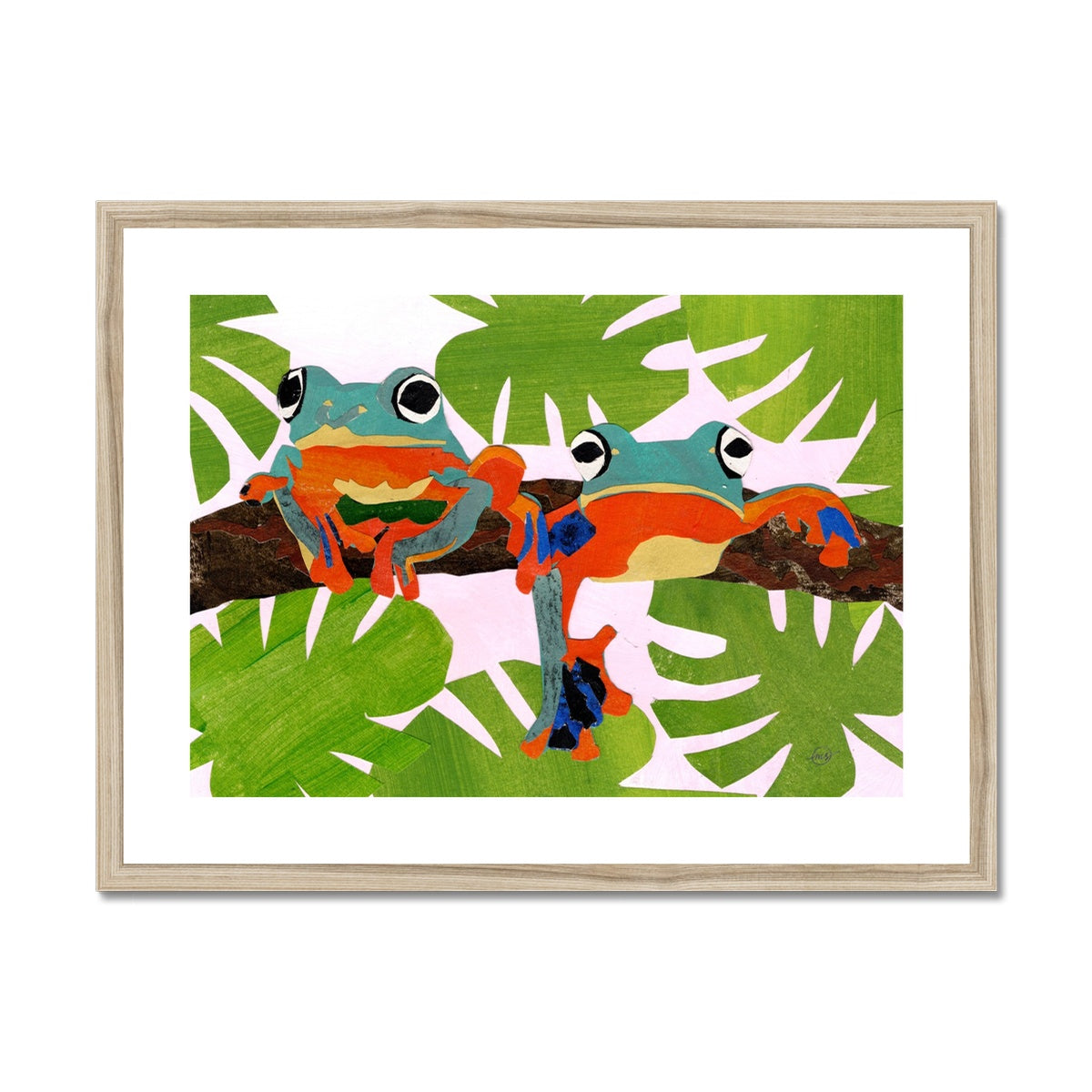 Topical Tropicals Framed & Matted Print