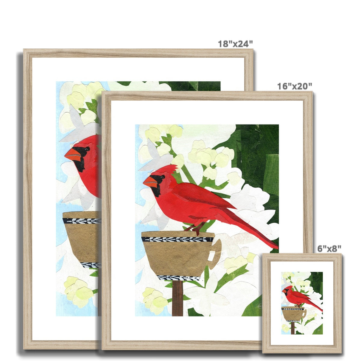 Cardinal Wu Framed & Matted Print