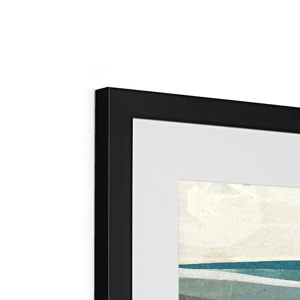 A Day at the Beach Framed & Matted Print