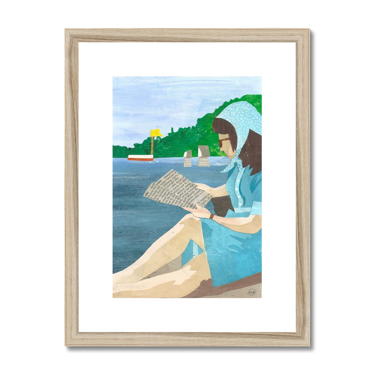 Lady of the Lake Framed & Matted Print