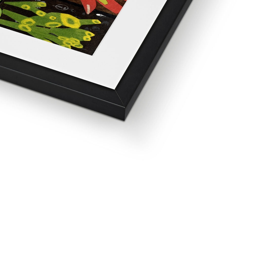 Succulent Garden Framed & Matted Print