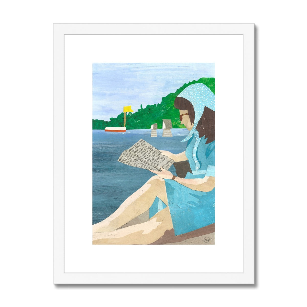 Lady of the Lake Framed & Matted Print