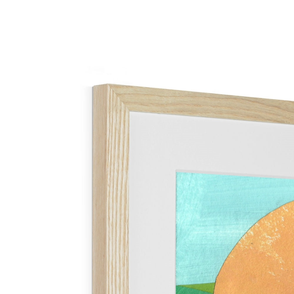 Grapefruit Framed & Matted Print