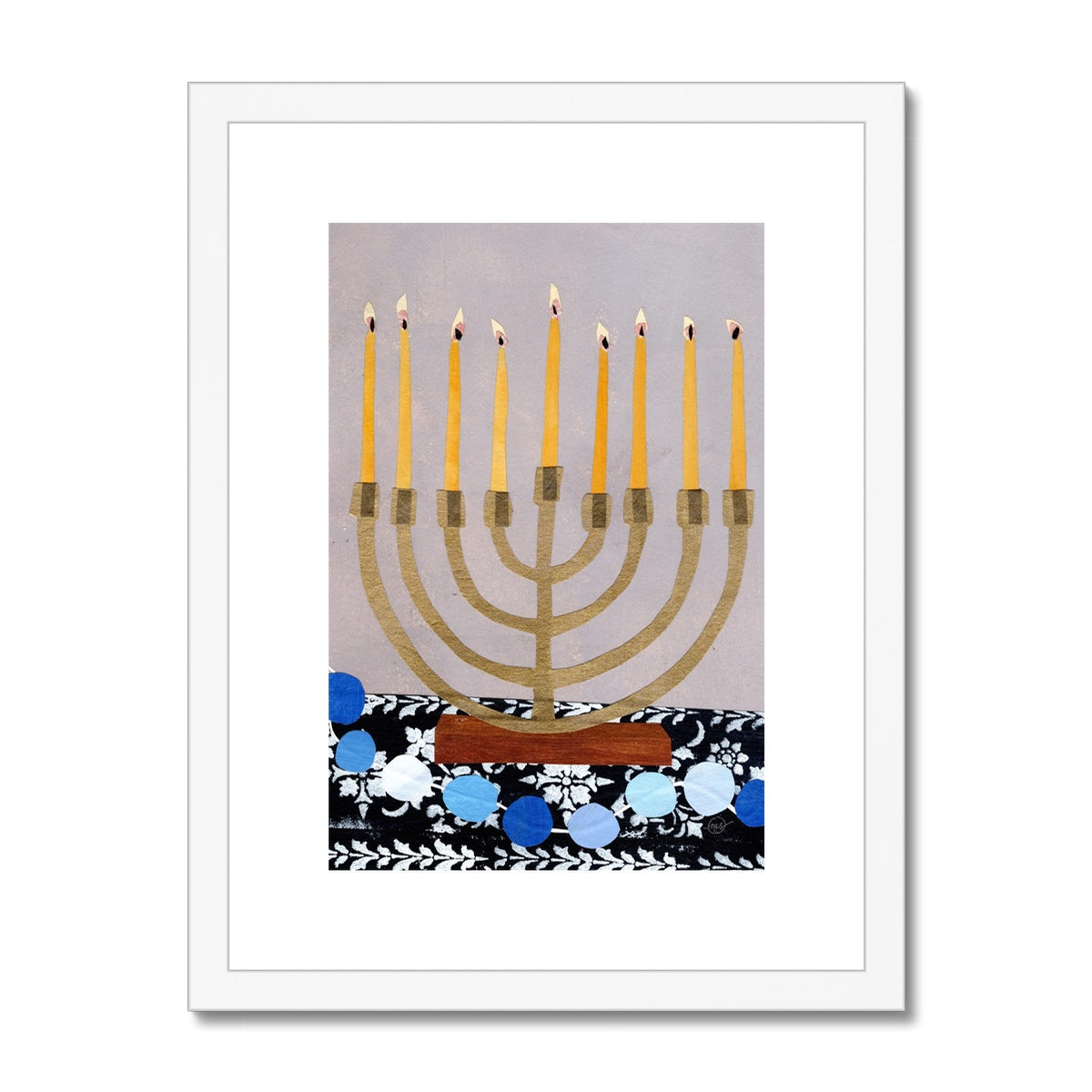 Winter Lights Framed & Matted Print